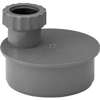 Aquaflow Single Waste Adaptor 32mm in Grey
