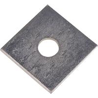 BPC Fixings Square Plate Washer M10 50 x 50 x 2.5mm (50 Pack) Galvanised Steel