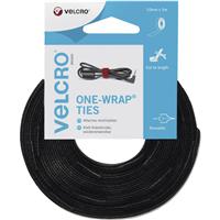 Velcro Brand ONE-WRAP Reusable Ties 10mm x 5m in Black