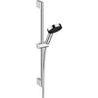Hansgrohe Pulsify Select S Relaxation 3 Jet EcoSmart 105 Shower Kit 65cm Chrome in Black ABS
