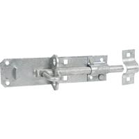 GateMate Brenton Padbolt 150 x 12mm Galvanised in Silver Galvanised Steel