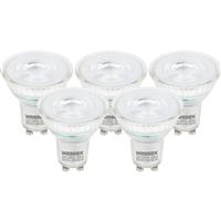 Wessex Electrical Wessex LED GU10 Dimmable Glass Bulb Lamp 3.6W Warm White 345lm (5 Pack)