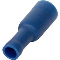 Bullet Connectors Female 2.5mm (100 Pack) in Blue