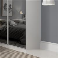Spacepro End Panel 2800 x 620 x 18mm in White MFC