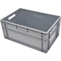 Barton Euro Container Grey 52L (2 Pack) Plastic