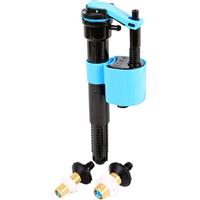 Viva Skylo Dual Entry Universal Fill Valve Brass Shank in Black/Blue