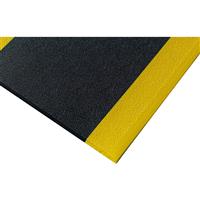 Blue Diamond Kumfi Pebble Foam Anti-Fatigue Mat 0.9m x 0.6m - in Black/Yellow