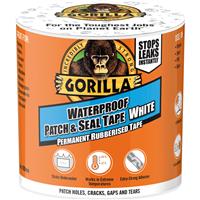 Gorilla Glue Gorilla Waterproof Patch & Seal Tape 3m in White Rubber
