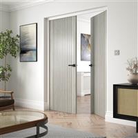 JB Kind Aria Grey Internal Door FD30 44 x 1981 x 686mm