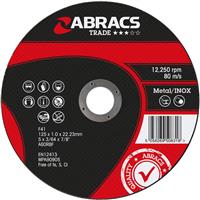 Abracs Trade Extra Thin INOX Cutting Discs 125 x 1mm (10 Pack) Steel
