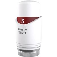 Drayton TRV4 Integral Head in White Plastic