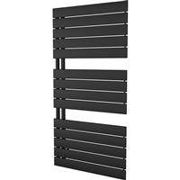 Ximax Oxford Open Panel Towel Radiator 1195 x 600mm 2532Btu in Black Steel