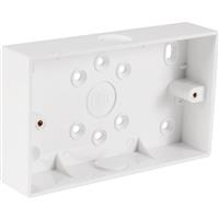 Profix PVC Conduit Pattress 2 Gang 32mm in White