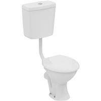 Armitage Shanks Magnia Low-Level Toilet and Seat in White Ceramic