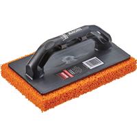 Ragni Coarse Sponge Float 220mm x 140mm x 15mm in Orange