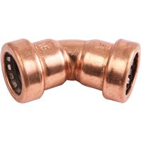 Pegler Yorkshire Tectite Sprint Push-Fit 45deg Obtuse Elbow 22mm in Copper