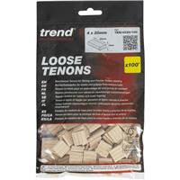 Trend Beechwood Loose Tenons 4 x 20mm (100 Pack)