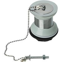 Made4Trade 1 1/4" Plated Stainless Steel Basin Waste Unslotted in Chrome