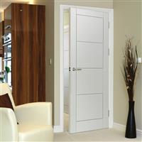 JB Kind Quattro Internal Door 35 x 1981 x 610mm in White Moulded
