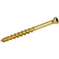 Tongue-Tite Torx Screw 3.5 x 45mm (200 Pack) in Gold Steel