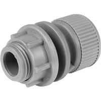 Unbranded Tank Connector 15mm in Grey Plastic