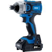 Draper D20 20V Brushless 1/4" 180Nm Impact Driver 2 x 2.0Ah