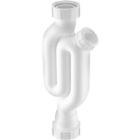 McAlpine Pedestal Trap 1 1/4" X10 in White Plastic