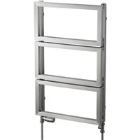 Aeon Fatih Designer Towel Warmer 1110 x 500mm Btu 2012 Brushed Stainless Steel in Silver
