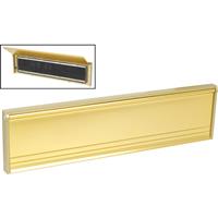 Flushback Letter Plate in Gold