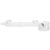 Wirquin Espace Extra Flat Sink Trap 1 1/2" 2 Sink in White