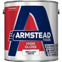 Armstead Trade High Gloss Paint Brilliant 2.5L in White