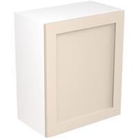 Kitchen Kit Flatpack Shaker Kitchen Cabinet Wall Unit Ultra Matt 600mm in Cashmere MFC