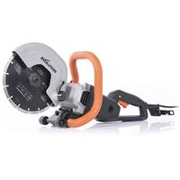 Evolution R230DCT 230mm Electric Disc Cutter with Diamond Blade 110V Rubber