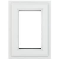 Crystal Casement uPVC Window Top Opening 820mm x 820mm Clear Triple Glazed in White