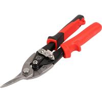 Minotaur Aviation Snips 250mm Left in Red Rubber/Steel