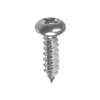 Forgefix Self Tapping Pan Head Pozi Screw 3/8" x 4 (200 Pack) in Silver