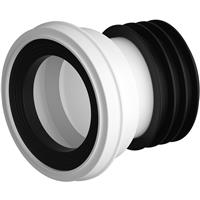 Viva 14deg Pan Connector in White Polypropylene