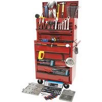 Hilka Tool Kit Heavy Duty Tool Chest & Cabinet 271 Piece Rubber/Steel