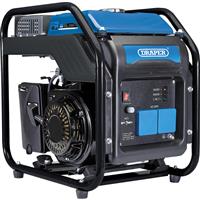 Draper 2.8kW Open Frame Inverter Generator 230V in Black
