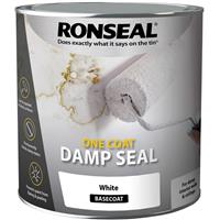 Ronseal One Coat Damp Seal Paint 2.5L in White