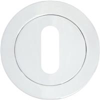 Stanza Std Profile Escutcheon Polished in Chrome Plastic