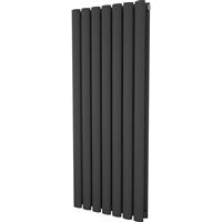 Ximax Bristol Designer Radiator 1000 x 410mm 2495Btu Double Anthracite in Anthracite Structure Steel