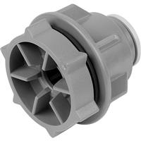 JG Speedfit Tank Connector 15mm in Grey Plastic