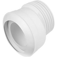 McAlpine Macfit WC Offset Connector 20mm Offset MAC-4 in White Rubber