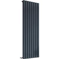 Ximax Buckingham Square Tube Designer Radiator 1800 x 435mm 4649Btu in Anthracite Steel