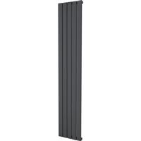 Ximax Durham Aluminium Designer Radiator 1800 x 345mm 2611Btu Anthracite in Anthracite Structure