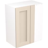 Kitchen Kit Flatpack Shaker Kitchen Cabinet Wall Blind Corner Unit Ultra Matt 600mm in Cashmere MFC