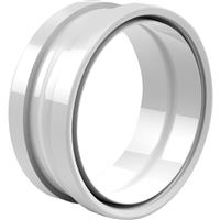 Verplas 125mm Self-Seal Coupler Pipe to Pipe in White