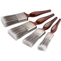 Hamilton Perfection MaxStroke Paintbrush Set 4 Piece in Brown Steel