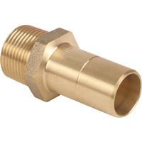 Hep2O Male Adaptor Brass Spigot 22mm x 3/4" in Gold Plastic/Brass